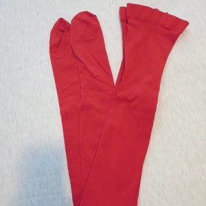 New Valentino Wolford Red Tights Stockings Leggings Sz S